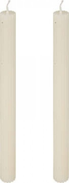 Kandela tavoline Atmosphera Classic Table Candle, 26 cm, set me 2 copë, ngjyrë ivory