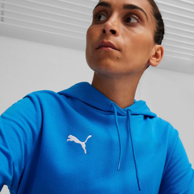 Блуза со капче Puma Team Goal Casuals Hoody W 658621 02, памук полиестер, за жени, сива