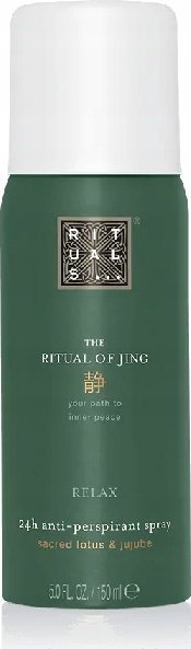 Sprej antiperspirant Rituals The Ritual of Jing, 24 orë, 150 ml, jeshil
