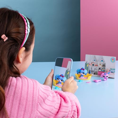 Set lodrash Littlest Pet Shop Petfluencer Pairs Series 1, 2 figura me aksesore, shumëngjyrësh