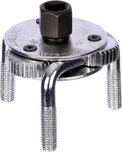 Клуч за филтер за масло Silver, 3 краци, опсег 65–130 mm, сребрен