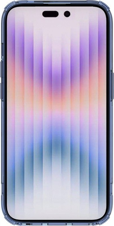 Mbulesë magnetike Nillkin Nature TPU Pro për iPhone 14 Pro, transparente, blu