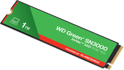 SSD i brendshëm Western Digital Green WDS100T4G0E, 1TB, M.2 NVMe PCIe 4.0