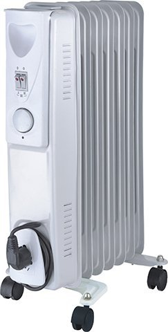 Radiator me vaj Nergis YL-A07S-7, 2000W, 7 elementë, i bardhë