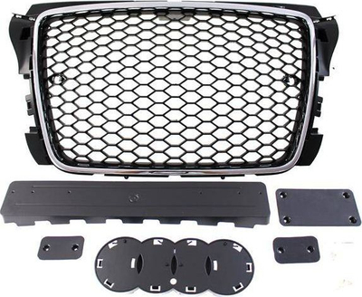 Grillë përpara Audi A3 8P RS Style 2009–2012, PDC, krom e zezë