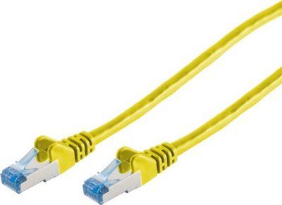 Kabllo rrjeti S-Conn 75711, Cat 6A, 3m, e verdhë