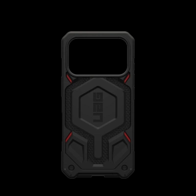 Mbrojtëse telefoni UAG Monarch Pro për iPhone 17 Pro, Kevlar, MagSafe, e zezë