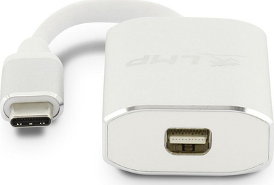 Адаптер USB-C во Mini DisplayPort LMP, 15 cm, 4K, бел