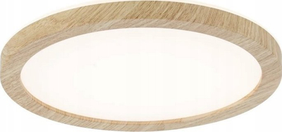 Panel tavanor LED Paulmann Atria Shine, 11.2W, rrumbullak, me pamje druri