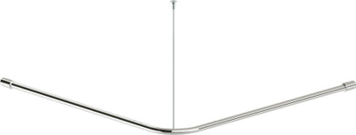 Shinë perde dushi Deante Drek Nil 0DZ1, çelik inox, argjend