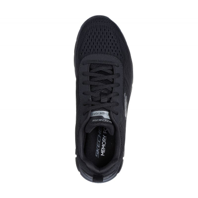 Atlete Skechers Track Leshur M 232758, Memory Foam, të zeza