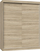 Garderobë rrëshqitëse Iga 160, rafte dhe shinë varëse, Sonoma Oak