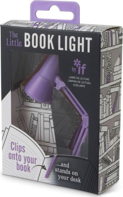 Dritë leximi The Little Book Light, portative, ngjyrë vjollcë e çelët