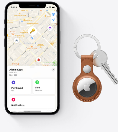 Локатор, Apple AirTag