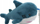 Varëse çelësash pelushi LeanToys Shark, maskot peshkaqen, 12cm, blu