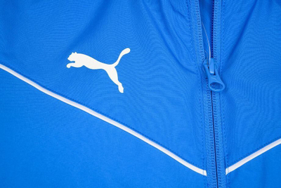 Xhaketë për kalamaj Puma teamRISE All Weather Jr 657402 02, poliester, me kapuç, blu