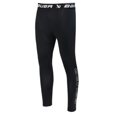 Pantallona sportive Bauer Performance Bl Sr Ribbon, kompresion, funksionale, të zeza
