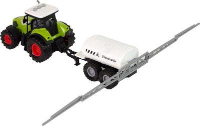 Set lodrash traktor me rimorkio, me drita LED e tinguj, shumëngjyrësh