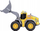 Lodër ekskavator Dickie Toys Volvo Wheel Loader, 23cm, dritë dhe zë, shumëngjyrëshe