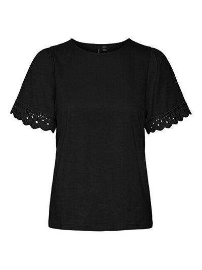 Maicë VERO MODA VMPANNA Regular Fit, e zezë