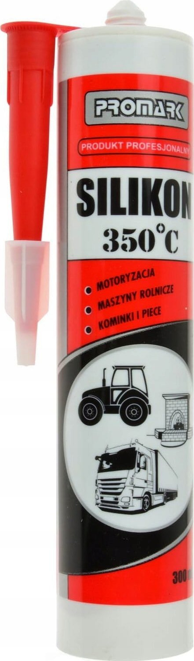 Silikon i temperaturës së lartë High Temperature, 300ml, rezistent nxehtësie, i kuq