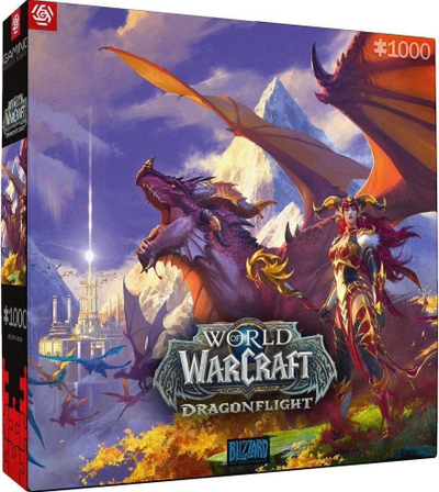 Puzzle Good Loot World of Warcraft Dragonflight, 1000 copa, shumëngjyrësh