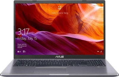 Laptop Asus VivoBook 15 X509JA, 15.6'' Full HD, Intel Core i3-1005G1, 4 GB RAM, 256 GB SSD, Intel UHD Graphics, gri