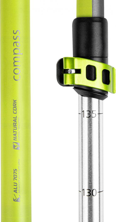 Shkopa për hiking Spokey Trekking Compass  (929459), 105-135 cm, të gjelbërt