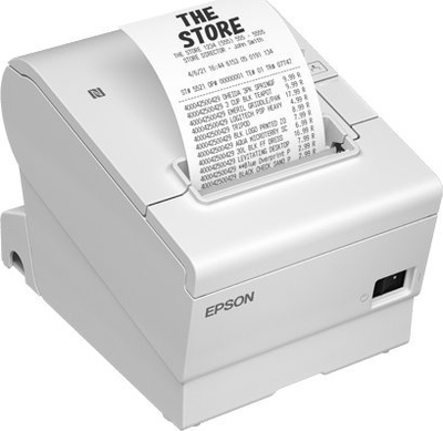 Printer termik POS Epson TM-T88VII, 180 x 180 DPI, 80mm, i bardhë