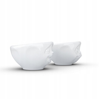 Set tasa porcelani Laughing &amp; Tasty No.3, të vegjël, shumëngjyrësh