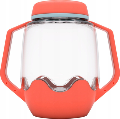 Kavanoz sensorial Glo Pals Sensory Play Jar, me drita LED, për kalamaj, rozë