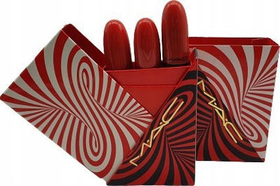 Сет кармини MAC Tiny Tricks Mini Lipstick Trio, кремасти и мат, за жени
