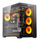 Kuti PC DarkFlash C280, midi tower, 7 ventilatorë 120mm, e zezë
