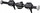Krah aksesor Manfrotto 131DDB, për 4 koka, për kolonë 3/8", i zi