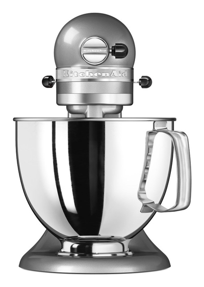 Mikser qëndrues KitchenAid Artisan 5KSM125ECU, 4.8L, 300W, argjendtë