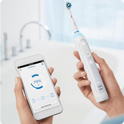 Furçë elektrike për dhëmbë Oral-B Genius 8000N TriZone, e bardhë