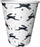 Gotat letre Godan Crazy Rabbit, 240 ml, set 6 copë, të bardha me lepuj të zinj
