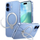 Mbulesë telefoni Torras Ostand Spin Series për iPhone 17, MagSafe, transparente