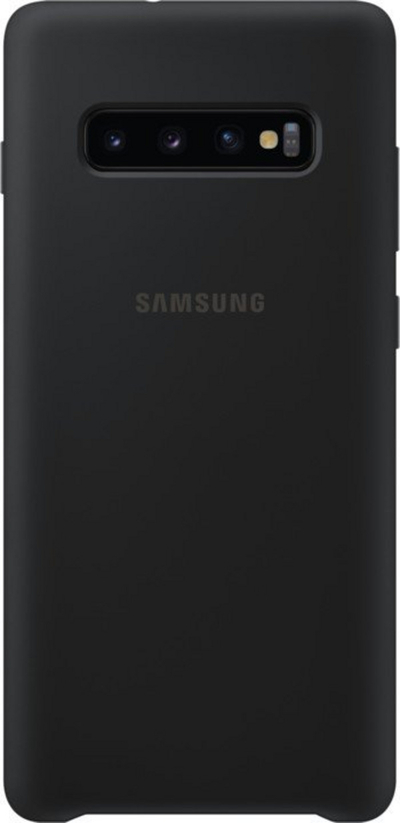 Mbrojtëse Samsung për Galaxy S10+, silikon - e zezë