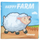 Libër tekstili për bebe E-Edu Happy Farm, 10x10cm, edukativ, shumëngjyrësh