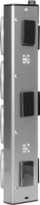 Prizë kuzhine Orno Furniture 4x2P+E, montim me shirit Velcro, çelik inox