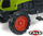 Traktor me pedale Falk Claas Arion 430, me rimorkio, jeshil