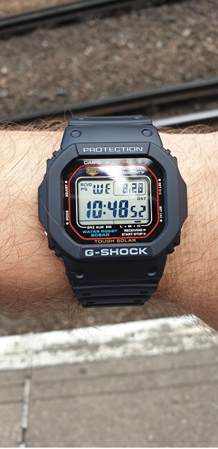 Orë dore për meshkuj Casi G-Shock Style GW-M5610-U1ER, e zezë