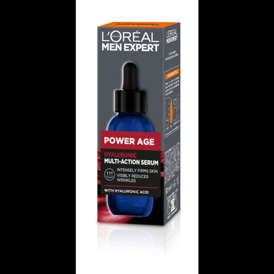 Set kujdesi për fytyrë L'Oréal Paris Men Expert Power Age, serum 30ml, krem hidratues 50ml