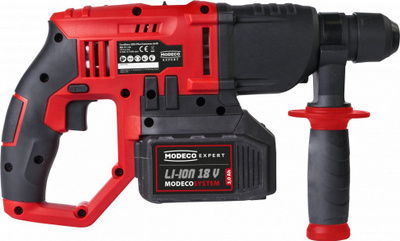 Çekiç elektrik Modeco MN-91-142, 18V, SDS-Plus, i kuq