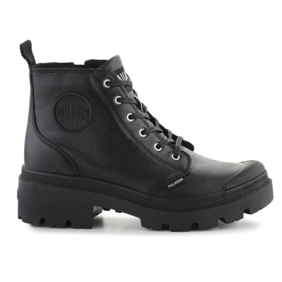 Чизми Palladium Pallabase Leather W 96905-001-M, кожа, за жени, црни