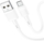 Kabllo USB Hoco X83 Victory, USB A në microUSB, 1m, 18W, e bardhë