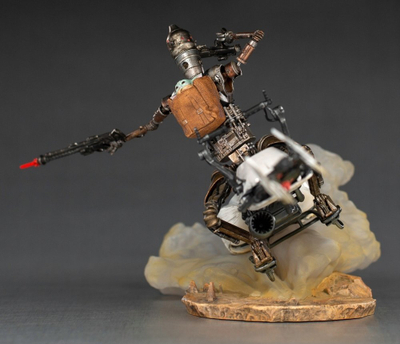 Figurë koleksioni Iron Studios Star Wars The Mandalorian IG-11 & The Child, Art Scale 1/10, 20 cm, shumëngjyrëshe