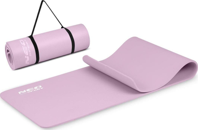 Tapet fitnesi Neo-Sport Training Mat NS-922, 183x60x1 cm, rozë