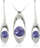 Set stoli MHM Karen Tanzanite 34179, woman